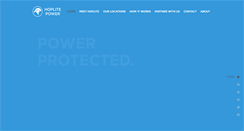 Desktop Screenshot of hoplitepower.com